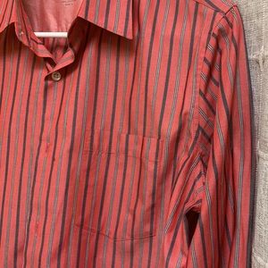Banana republic, slim fit striped shirt
